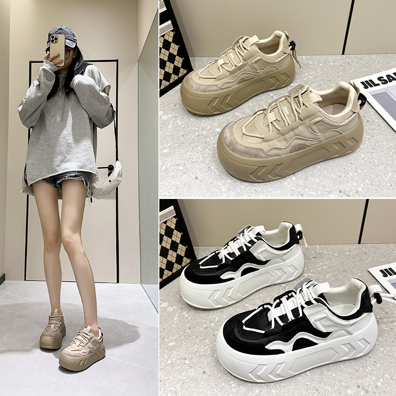内增高老爹鞋女松糕厚底休闲单鞋