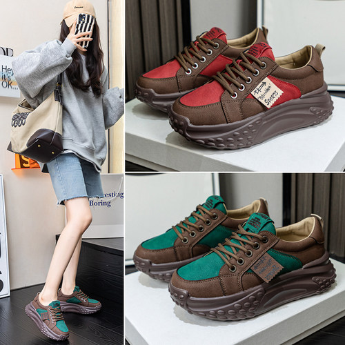 爆款老爹鞋增高厚底运动休闲单鞋