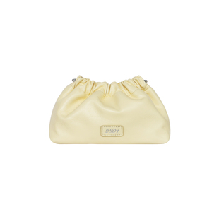 假装 Puff 在遛狗 泡泡云吞包Wonton Bag 真皮鼓鼓垃圾袋 2801