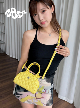 2801“人间芭比”多巴胺少女彩色Mini Bolide手提斜挎保龄球包