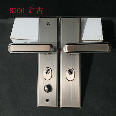 双拉簧款防盗门把手不分左右