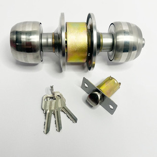 5831球形锁门锁室内卧室房门锁门卫生间球锁分长舌短舌