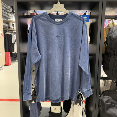 阿迪达斯三叶草男长袖T恤套头衫