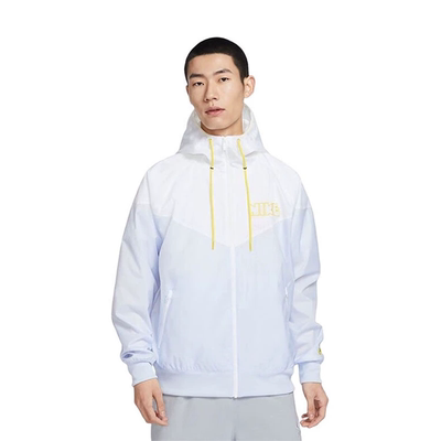 正品Nike/耐克男子运动休闲梭织外套防风宽松连帽夹克DX0695-085