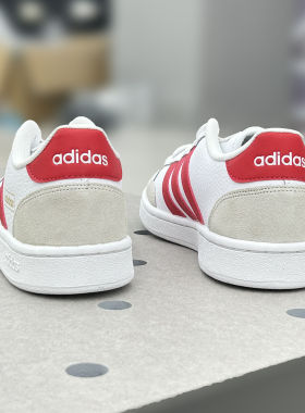 正品Adidas/阿迪达斯男子经典耐磨百搭条纹拼接休闲运动鞋 FY8169