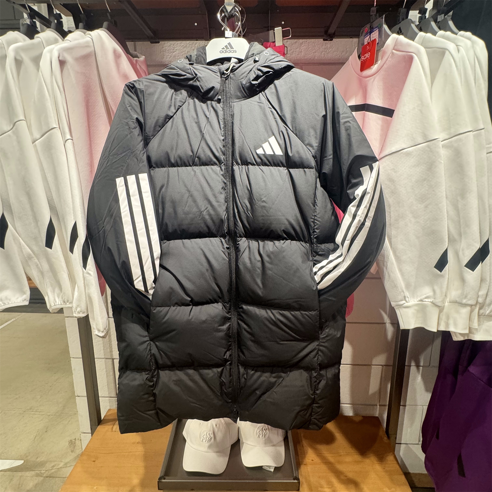 阿迪达斯羽绒服女2024冬外套