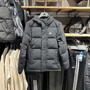 小标冬季 新款 Adidas 保暖运动羽绒服 IZ4883 阿迪达斯男子经典 正品