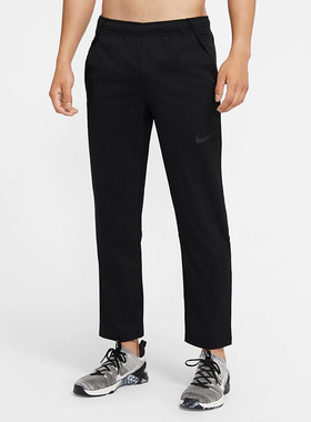 正品Nike/耐克百搭简约男子冬款梭织直筒训练运动长裤 CU4958-010