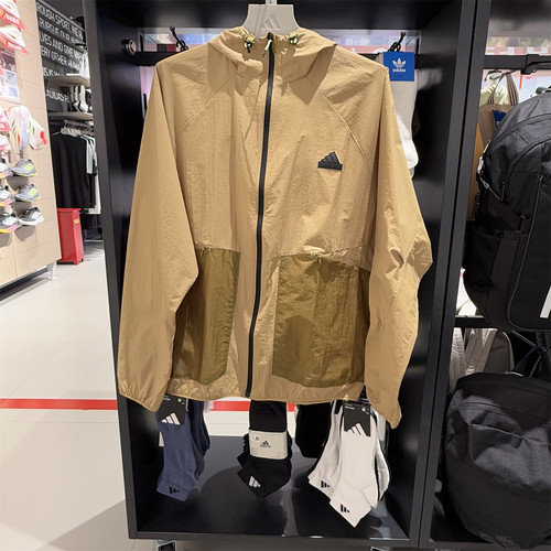 阿迪达斯男户外防晒皮肤衣外套