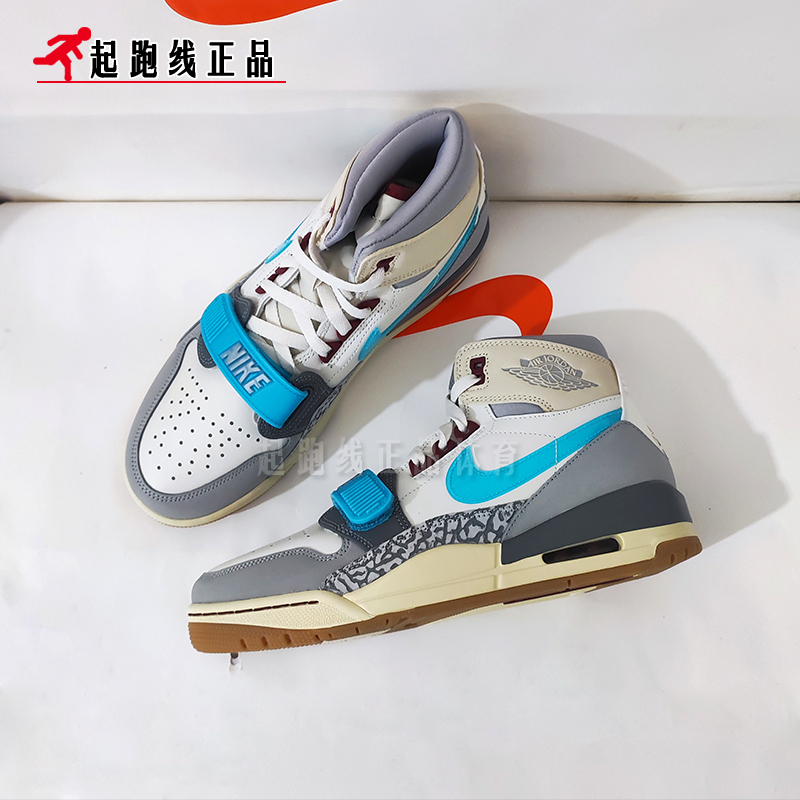 Air Jordan Legacy AJ312 白灰蓝男高帮防滑复古篮球鞋FB1875-141 运动鞋new 篮球鞋 原图主图