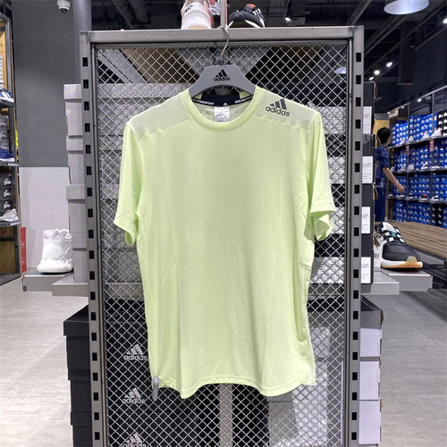 正品Adidas/阿迪达斯夏季训练健身男子运动短袖圆领透气T恤HC4248