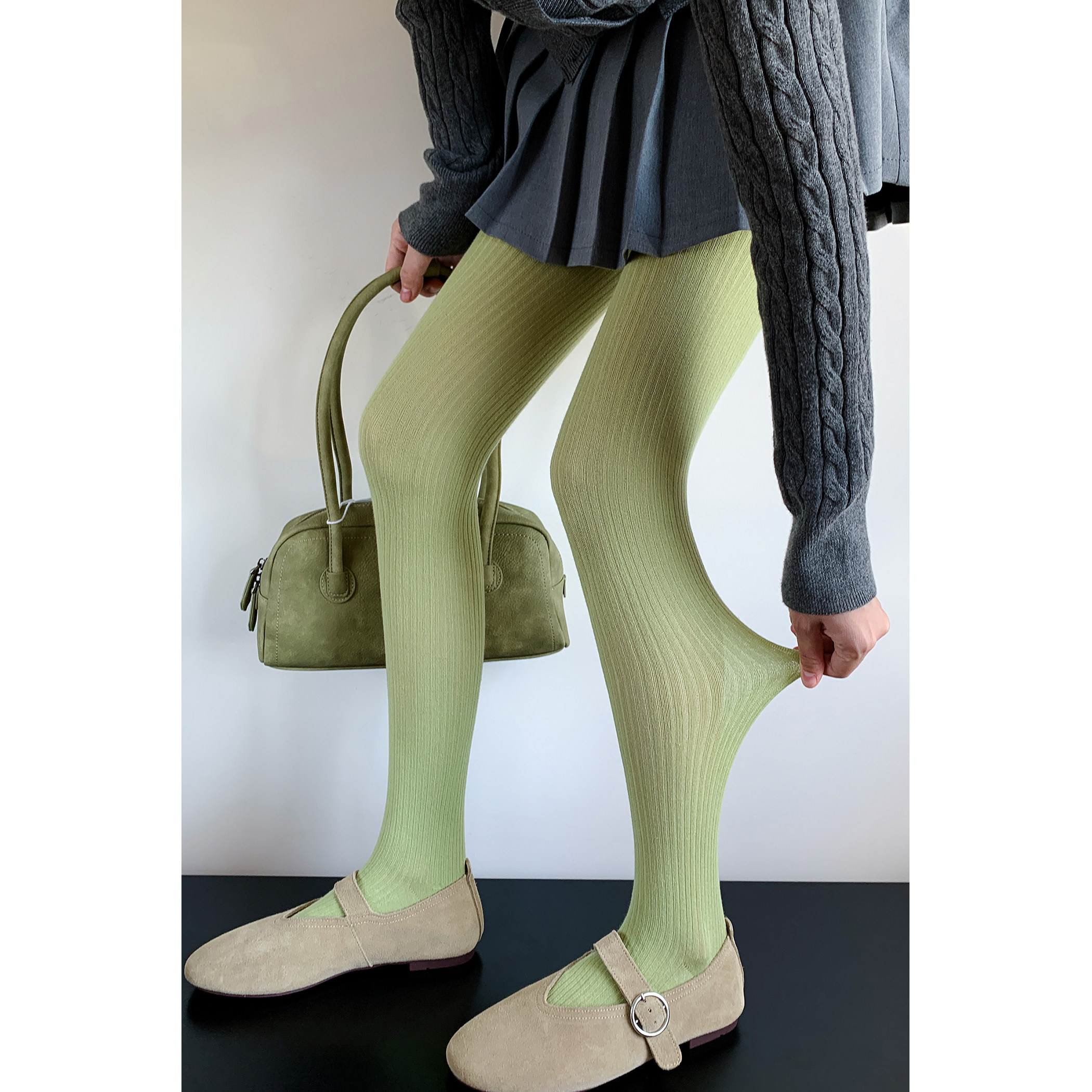 浅绿色打底裤袜女春秋款彩色多巴胺穿搭y2k辣妹棉质竖条纹连裤袜,女士内衣/男士内衣/家居服,连裤袜/打底袜,淘宝优惠券,粉丝福利购,淘宝优惠卷