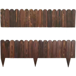 防腐木栅栏围栏篱笆室内田园小护栏花草白色装饰阳台花园挡土围栏