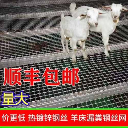 羊床钢丝网漏粪网养羊用的设备钢网鸡鸭鹅漏粪网热镀锌编织围栏网