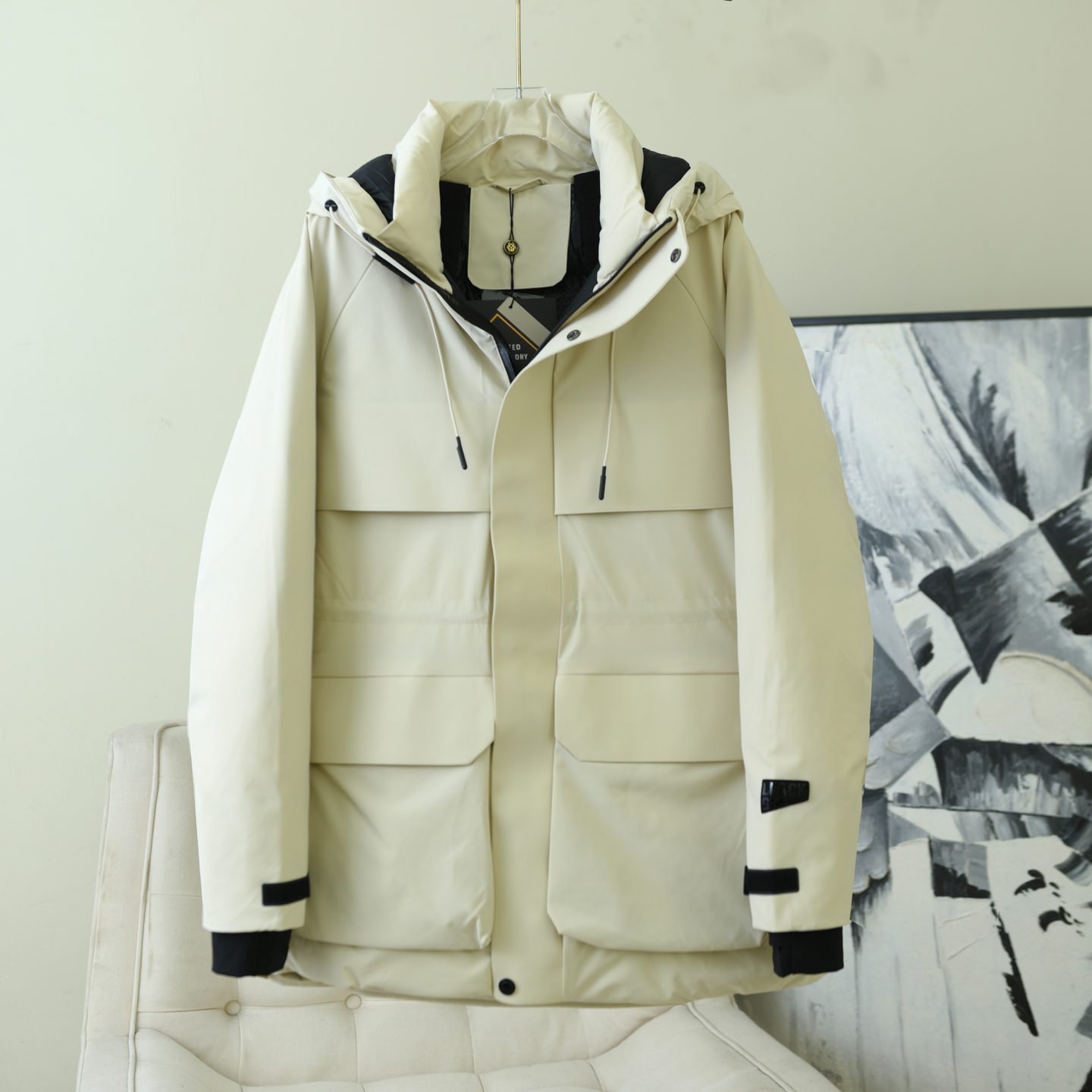 外抗寒保暖白鸭绒羽绒服