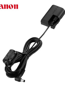 佳能原装DR-E6直流电连接器EOS R5C R6II R7 R3 R8 5D4 6D2 7D2 90D 80D AC-E6N假电池外接电源