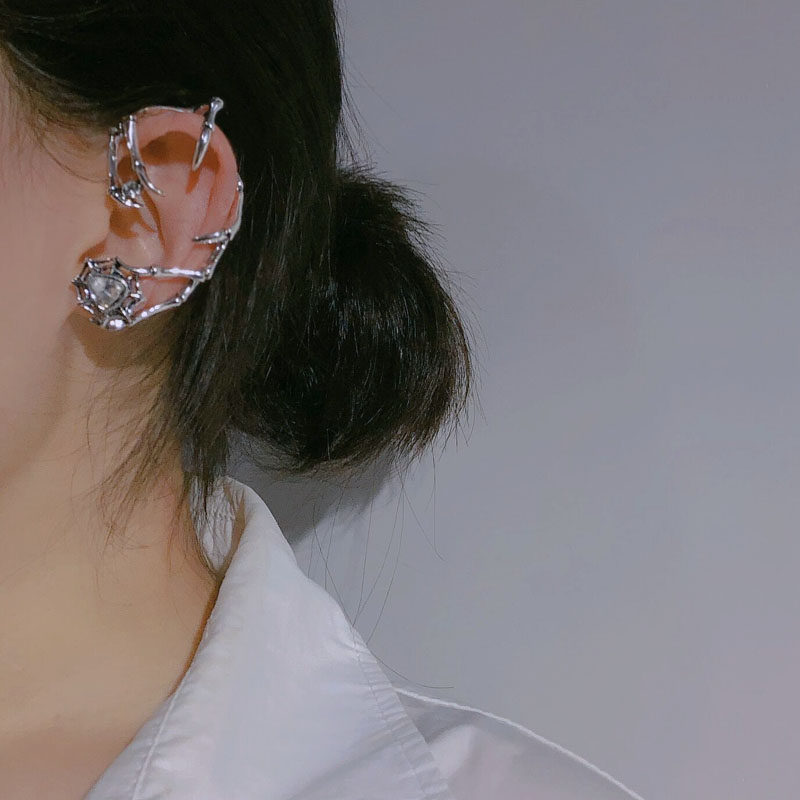 耳夹无耳洞女性冷淡风复古镶钻耳饰潮人简约高级耳骨夹个性酷耳环,饰品/流行首饰/时尚饰品新,耳夹,淘宝优惠券,粉丝福利购,淘宝优惠卷
