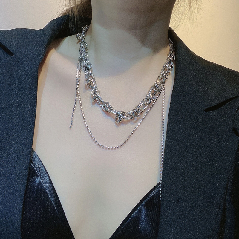 2021新款超闪水钻链条女流苏镶钻