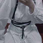 2025新款 朋克背带潮时髦可拆卸原宿个性 捆绑背带腰封皮带束腰裙带