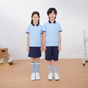 江西省南昌市统一校服2025新款小学生短袖短裤长裤套装夏秋款男女