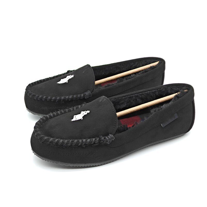 库存清仓秋冬莫卡辛女子休闲平底鞋