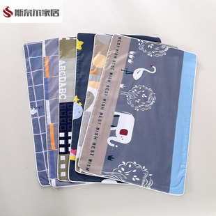 全棉枕套ins风家用48x74cm一对装 60整头套单个人100纯棉枕头套