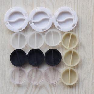 肥猪先森创意储蓄罐 石膏娃娃存钱罐底盖双盖通用橡胶盖 白色双层