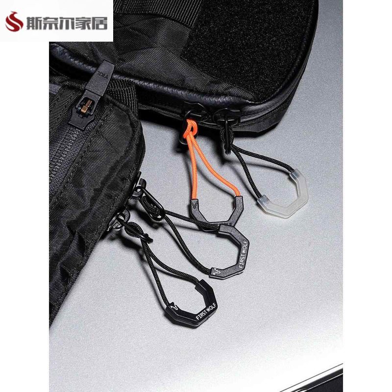 夜光拉链绳 可拆卸战术包拉链头拉坠拉片吊坠背包挂饰 户外套夹克