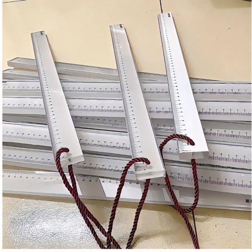 网红款陈鹤皋防身尺子陈鹤皋直尺PC耐力板510mm长度防身尺子