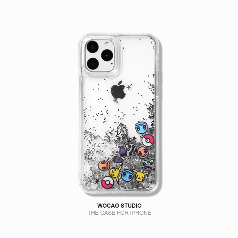 液态液态流沙防摔保护手机壳