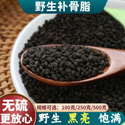 补骨脂500克 新货野生补骨脂粉破故纸 补骨脂 黑故子婆固脂中药材