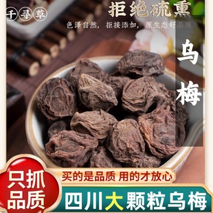 乌梅中药材无烟熏乌梅干药用无蔗糖非特级泡水大乌梅酸梅汤原材料