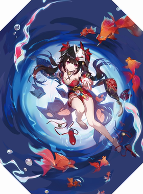 崩坏星穹铁道周边晴雨伞动漫游戏二次元漫画周边防晒学生黑胶大伞