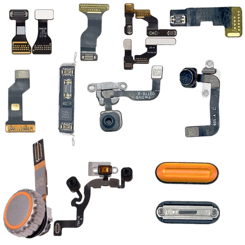 适用苹果手表ultra1/2主板连接排线屏幕开机送话震动喇叭表冠