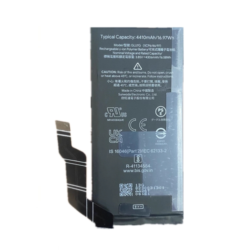 适用于谷歌/Google Pixel 6A 5G手机电池 谷歌6A(5G) GLU7G 电板