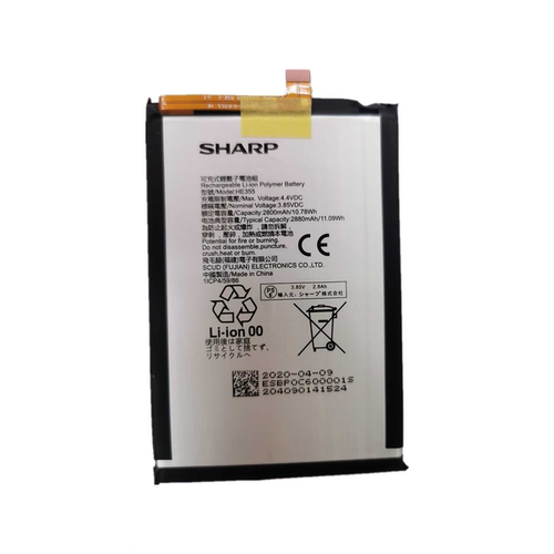 适用于夏普AQUOS 704SH手机电池HE355