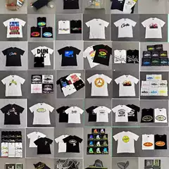 Wellnessiz Alcatraz Series T-Shirt Short-Sleeved Letter Logo Printed Round Neck Short-Sleeved T-Shirt