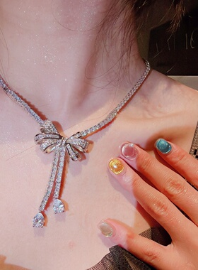 项链-水滴【重磅蝴蝶结】