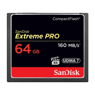 闪迪64G 1067x 高速CF卡160M/S单反相机存储卡5D4/5D3/D810支持4K