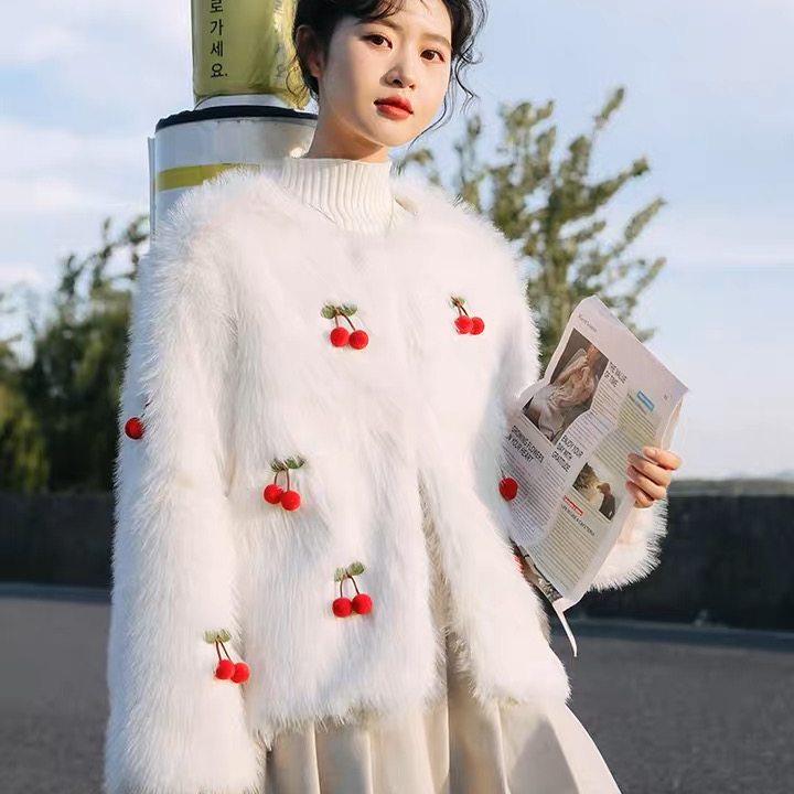 【恩佳专享】流行爆款毛茸茸外套251214500