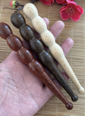 天然木质点穴棒足部手部按摩棒拨筋棒经络按摩器点学器足疗按摩