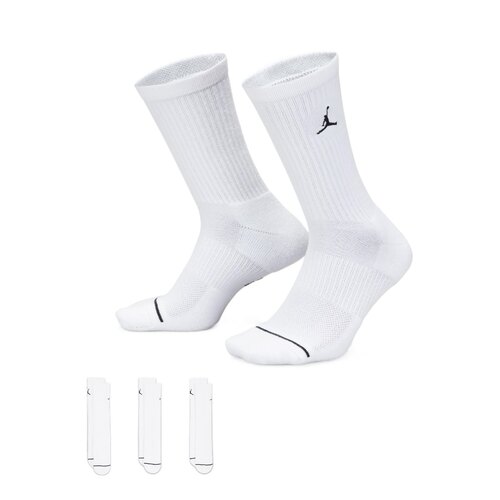 耐克 Jordan Brand 毛巾底速干缓震 3双装 运动休闲中筒袜 DX9632
