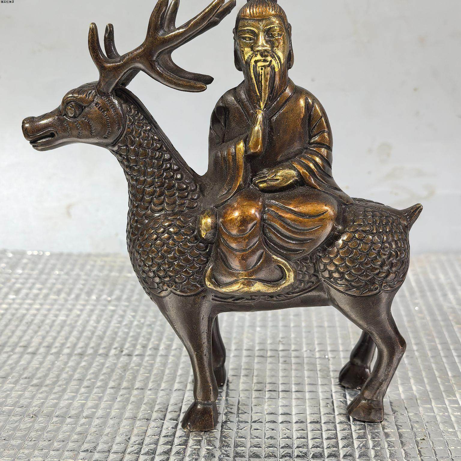 仿古纯铜鎏金镶嵌宝石狗熊纯手工錾刻客厅办公电视柜文玩装饰品,家居饰品,装饰摆件,淘宝优惠券,粉丝福利购,淘宝优惠卷