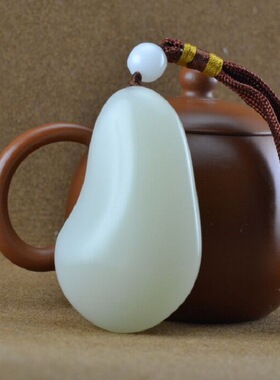 和田玉原石手把件玉白玉手把玩手把件男女把玩