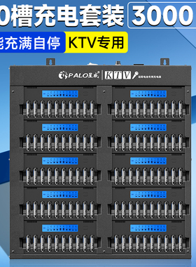 星威5号电池KTV充电器100槽话筒充电电池柜五号麦克风专用智能套装大容量快充AA