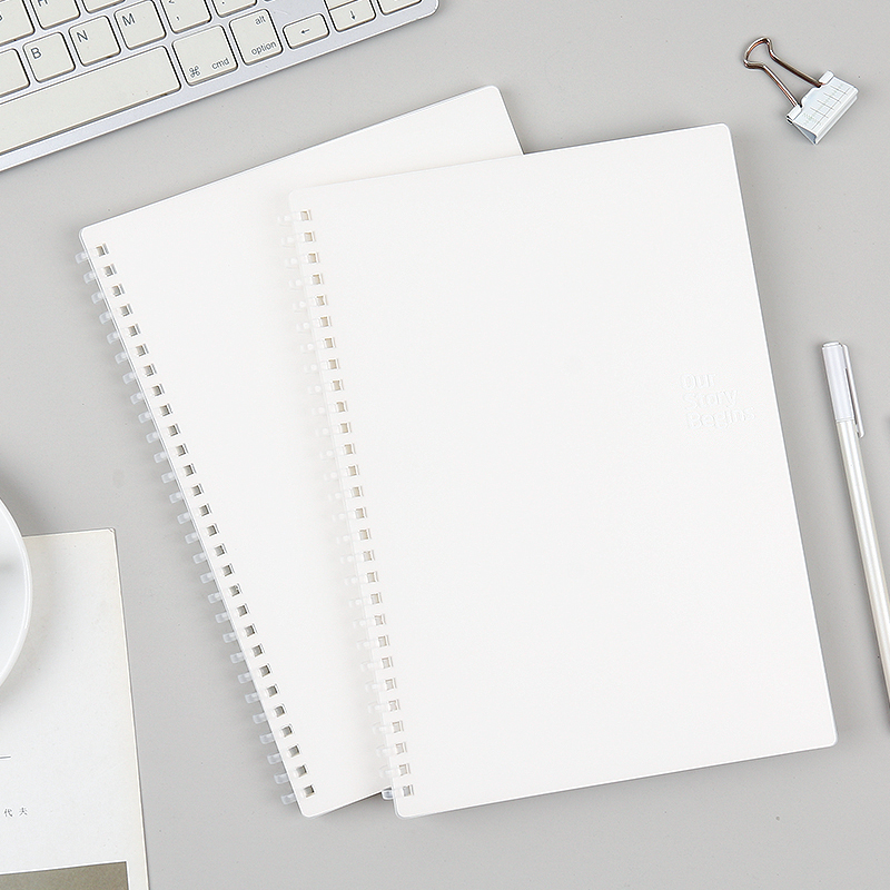 初品/基础款 软线圈本 pp侧翻线圈本创意简约小清新不硌手空白内页本
