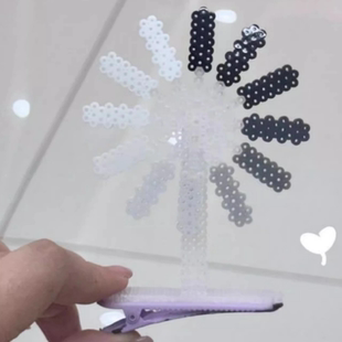 拼豆加载中发夹可爱搞怪大脑宕机缓冲发卡刘海夹可旋转侧边夹发饰