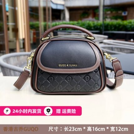 小金包【现货】香港古乔品牌2026新款GQ8077时尚手提斜挎女士气质
