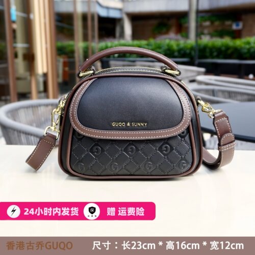 小金包【现货】香港古乔品牌2026新款GQ8077时尚手提斜挎女士气质
