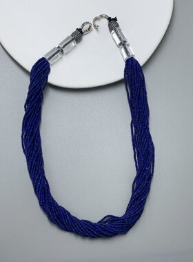 帝王青手工碟珠桶珠多层款